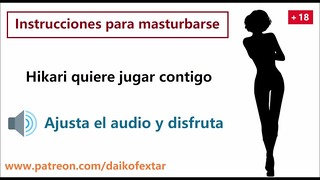Audio Joi En Espa Ol, Hikari Quiere Jugar Contigo. Instruktioner Pajas.