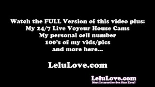 Lelu Love- punčocháče z kožené bundy Femdom