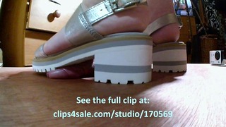 Bbw Penis Crush With Timberland Sandals Trailer 2