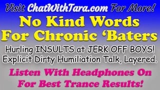 Hurling Insults at Jerk Off Boi’s Masturbation Shaming Lustful Audio Joi