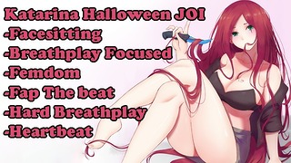 Katarinas Halloween (hentai Joi) (league of Legends) [femdom, Facesitting, Breathplay, Smotherbox)