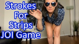 Chastity Games 5 – Strokes For Strips JOI Spel – Clara Dee