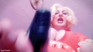 Vidéo selfie – Femdom Pov - Strap-On Fuck - Rude Dirty Speak De Latex Rubber Sexy Blonde Mistress