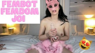 fembot Femdom JOI – ¡Cum sorpresa! admirar cuck sumisa