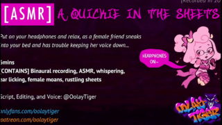 Asmr Oolay-Tiger Tarafından Çarşaflarda Hızlı Bir Sikiş Şehvetli Ses Çalma