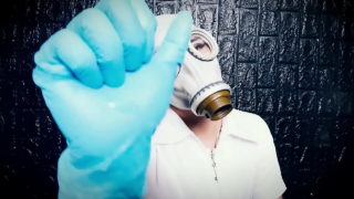 Asmr Máscara de gás e torção médica