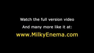 Les Guzzles Milk Enema