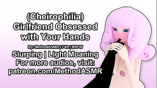 Elsker var besatt av hendene dine Cheirophilia/Quirofilia Slikke-, suge-, stønnemetodeasmr