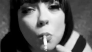 Chubby Mistress Tina Snua Chain Smokes 2 Happy Strike Cigarettes – Smoking Fetish