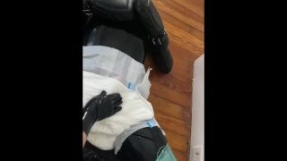 Frogtied Latex Sub Diaper Tease