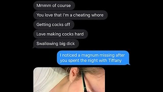 Hotwife Sexting felszarvazott férj