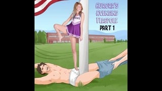 Aurora’s Flagpole Extreme Ballbusting Facesitting Cheerleaders Part 1 Of 3