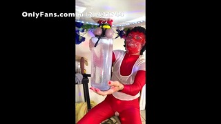 CBT For Ecstasy With Ice Bucket Cock Challenge