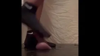 Cock Trample And Ballbusting With Nike Socks