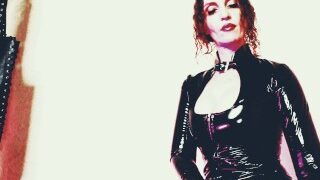 Dominatrix Big Ass Milf Mistress Eva Latex BDSM Solo Fetish Goddess Leggins Boots Toys Femdom Kink