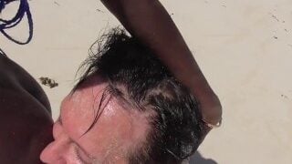 Ebony Goddess Femdom Ass Worship On Beach