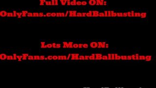 Hard Ballbusting For Naughty Boy That Deserves A Hard Ball Kicking!