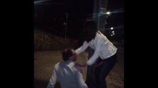 Hard vernederd op straat - Volledige video in mijn Onlyfans-link in bio