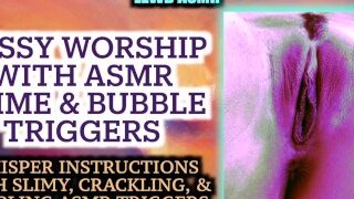 Oplzlý Asmr Šeptá Pussy Uctívání S Slizkým & Bublající Asmr Spouštěče mravenčení – erotika Asmr