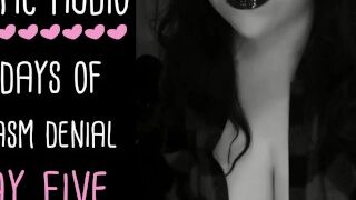 Orgasmuskontrolle und -verleugnung Asmr Audioserie – Tag 5 von 5, nur Audio JOI Femdom Lady Aurality