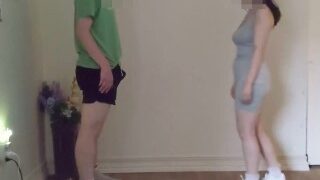 Princess Tee Ballbusting In Her New White Sneakers