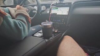 Slave Gets CBT And Dick Used As Ashtray On Car Ride