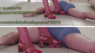 Stomping Balls Behing Using Melissa Shoes