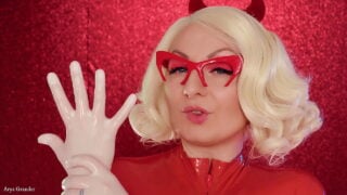 Asmr: Vinyl Nitrile Gloves Blogger Arya Grander In Latex Rubber Halloween Costume