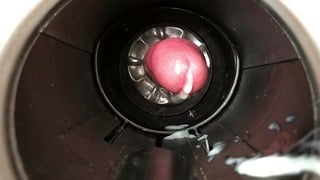 Two Ruined Cumshots With Fleshlight Launch and Quickshot